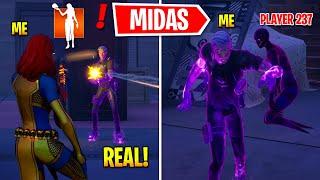 I Pretended To Be BOSS Shadow Midas In Fortnite