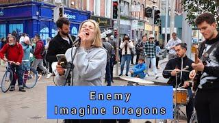 Imagine Dragons - Enemy  Allie Sherlock cover & The3buskteers