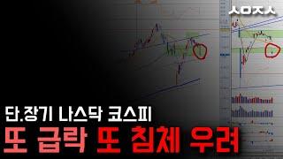 코스피 나스닥 급락. 반도체는 다음에 만나자