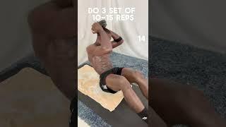 V-cut only home workout no gym today