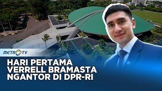 Hari Pertama Ngantor di DPR Ini Kata Verrell Bramasta