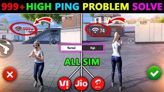 999+ High Ping Problem in FF Max  FF Network Auto reconnect problem  How To Fix Auto Back Problem