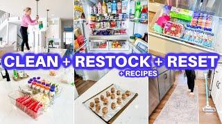 NEW CLEAN WITH ME +ORGANIZE + HOUSE RESTOCK RESET  CLEANING MOTIVATION decluttering JAMIES JOURNEY