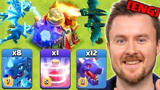 TOP PUSHERS use the RECALL SPELL with ELECTRO DRAGONS and DRAGONS Clash of Clans