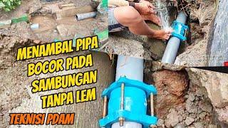 Cara memperbaiki sambungan paralon bocor dengan mudah tanpa lem pipa