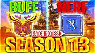 THE BIGGEST UPDATE EVER Season 13 COD Mobile Patch Notes