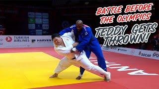 Teddy Riner Gets Thrown Trying to Steal 6th Place from Saito