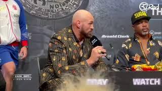 Tyson Fury with plenty of respect for Dillian Whyte