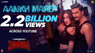 SIMMBA Aankh Marey  Ranveer Singh Sara Ali Khan  Tanishk BagchiMika SinghNeha Kakkar  Kumar S