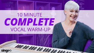 COMPLETE 10-Minute Vocal Warm UP  DO THIS EVERY DAY