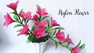 How to Make Nylon Stocking Flowers  Tutorial Bunga Stoking  Nylon Flower for Beginners