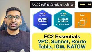 EC2 Essentials Setup EC2 VPC Subnet Route Table Internet Gateway NAT GatewayJump host-Part 14