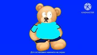 teddy bear run blue screen