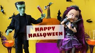 Однажды в Хэллоуин - Monster High stop motion   Стоп моушен Монстер Хай ‍️ Halloween 2022