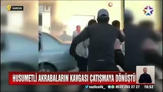 Husumetli akrabaların kavgası çatışmaya döndü