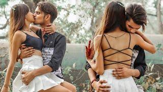 Girlfriend Jaisi Friend Ke Sath Hui Real Kiss   Gone Romantic  Real Kissing Prank  Ansh Rajput