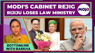 Kiren Rijiju removed as Law Minister by Modi I Spat with Judges over Collegium reason ? Barkha Dutt