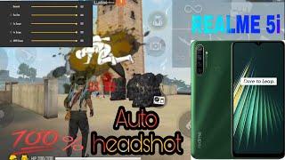 Configuration realme 5i  Realme 5i headshot setting  Sensitivity realme 5i 