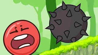 Новый КРАСНЫЙ ШАР Приключения. 17-25 УРОВНИ. Мультик ИГРА Red Ball Adventure