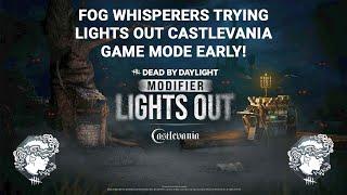 Dead By Daylight Fog Whisperers trying out Lights Out Castlevania Game Mode together