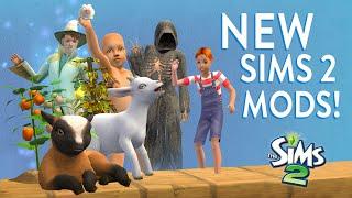 Trying cool NEW Sims 2 Mods in 2023 ⭐ + me flopping  Gardening Farm Animals & More