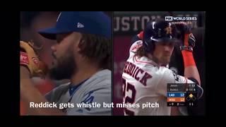 Astros Cheating All the Whistles World Series Dodgers Game 5