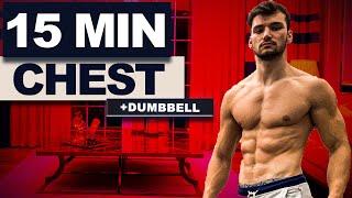 15 Min Perfect Chest Workout with Dumbbells  Build a Bigger Chest  velikaans
