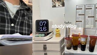 study vlog  hs student vs comp sci busy student life boba addiction studying w friends etc.