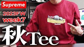 【Supreme 23FW】 week7で購入したFall Teeが最高でした！