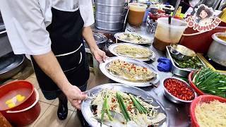 100 Fish Head Daily LadyBoss who Runs the Busiest Chinese Restaurant - Malaysia Street Food