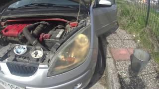 How to replace the headlight bulb in a Mitsubishi Colt