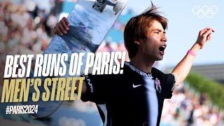 The BEST Runs From Paris  Mens Street Skateboarding #Paris2024