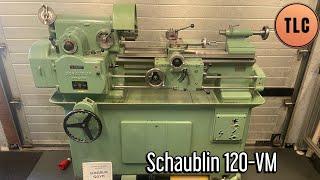 Schaublin 120-VM High Precision Lathe Tour Svarv Drehmaschine Drehbank Tornio