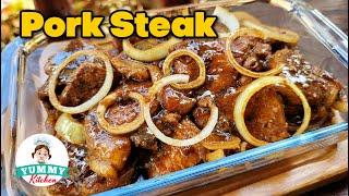 Pork Steak  Simplehan lang natin ang pagluluto ng paboritong Pork Steak