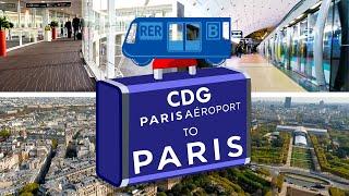 PARIS Wheelchair Travel  CDG Airport to Paris by RER B & Metro  Navigo Pass Chatelet Les Halles