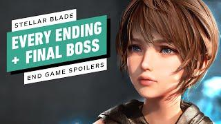 Stellar Blade - All Endings  Good Ending Bad Ending and Secret Ending