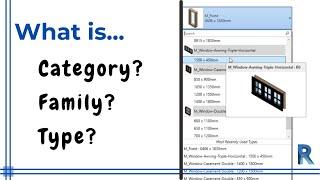 Revit - Weekly tip - What is category family and type?
