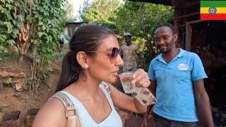 Exploring the African Tribal Village  Trying Local Alcohol and Food  Africa travel vlog 
