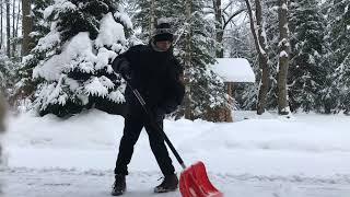 Snow clearing POV  Очистка снега