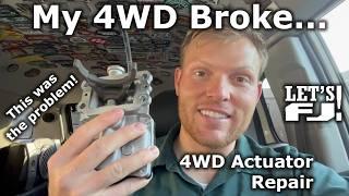 Toyota 4WD Actuator Replacement - FJ Cruiser - ADD Actuator for Tacoma 4Runner Etc.