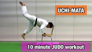 “UCHIMATA” 10 minute JUDO WORKOUT with a chair