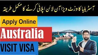 Australia Visit Visa From Pakistan 2023  How To Apply Australia Tourist Visa Online  Requirements