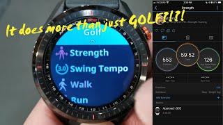 Garmin Approach S62 - a demo of all the other activities this watch can track saved to your phone