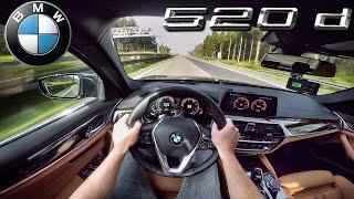 BMW 5 Series 2017 ACCELERATION & TOP SPEED 520d G30 AUTOBAHN POV by AutoTopNL