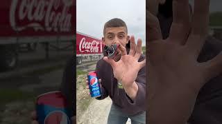 Drinking PEPSI At The COCA COLA Factory 