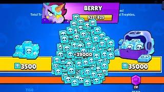 WOOW BERRY NEW BRAWLER IS HERELEGENDARY GIFTS 10000 TROPY ROAD BRAWL STARS UPDATE REWARDS