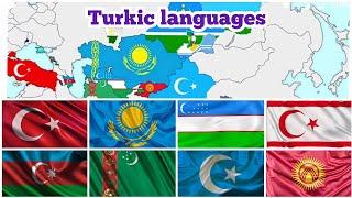Turkic languages. Turkic speaker nations.  Türk milletleri. Türk dili konuşan milletler.