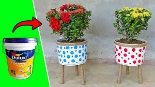 Amazing Garden - Recycling ideas for Plastic Barrels into Beautiful Flower Pots for House