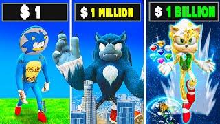 From $1 Sonic to $1000000000 Sonic in GTA 5