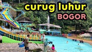 main air di wisata air terjun    curug luhur bogor